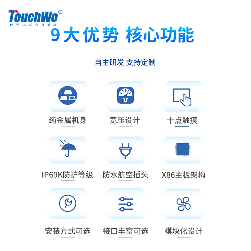 触沃工控一体机：WP系列强固型工业平板电脑
