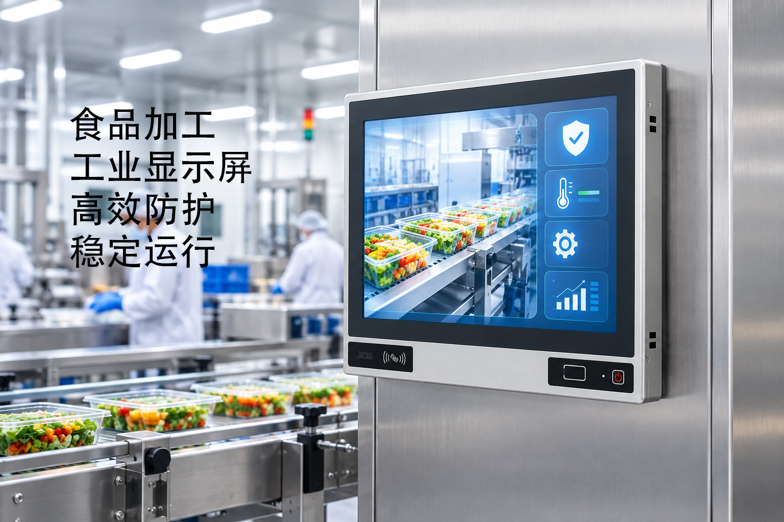 TouchWo触沃：DP系列工业显示屏支撑食品生产车间管控