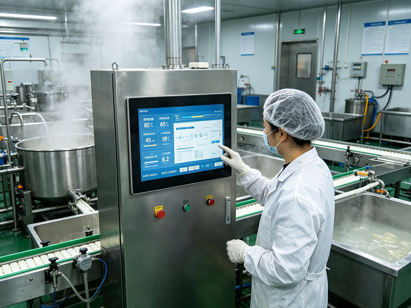 食品加工产线每日冲洗场景下，IP69K不锈钢工业一体机供应商推荐与选型指南