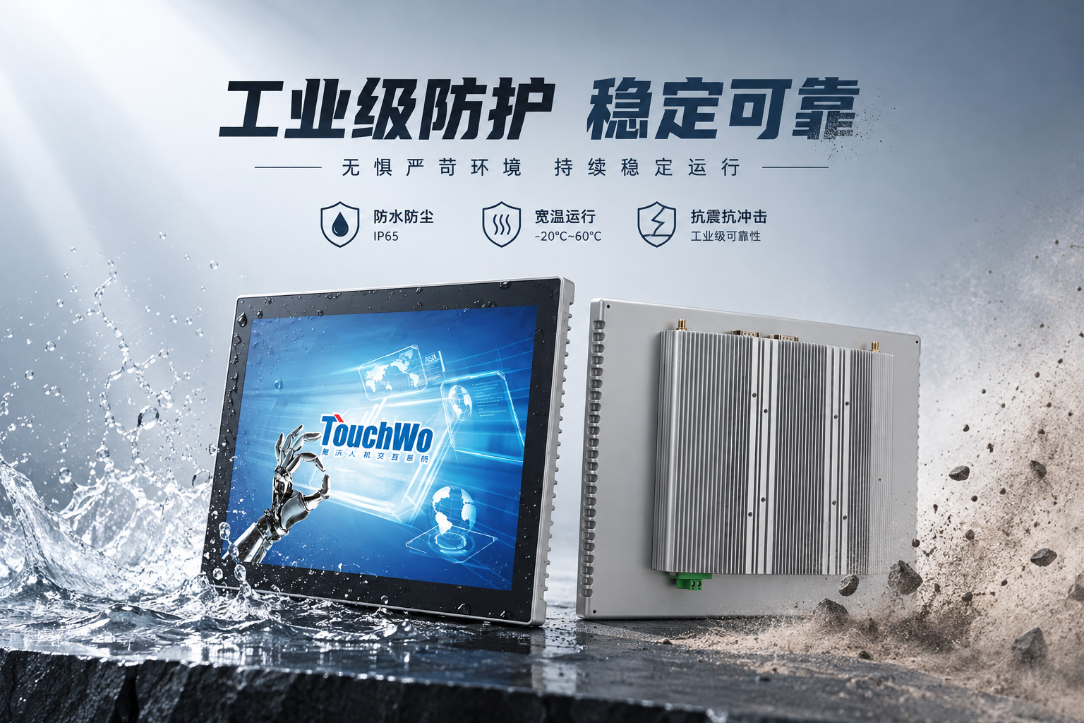 TouchWo触沃：DM款工控一体机为工业现场提供可靠交互入口